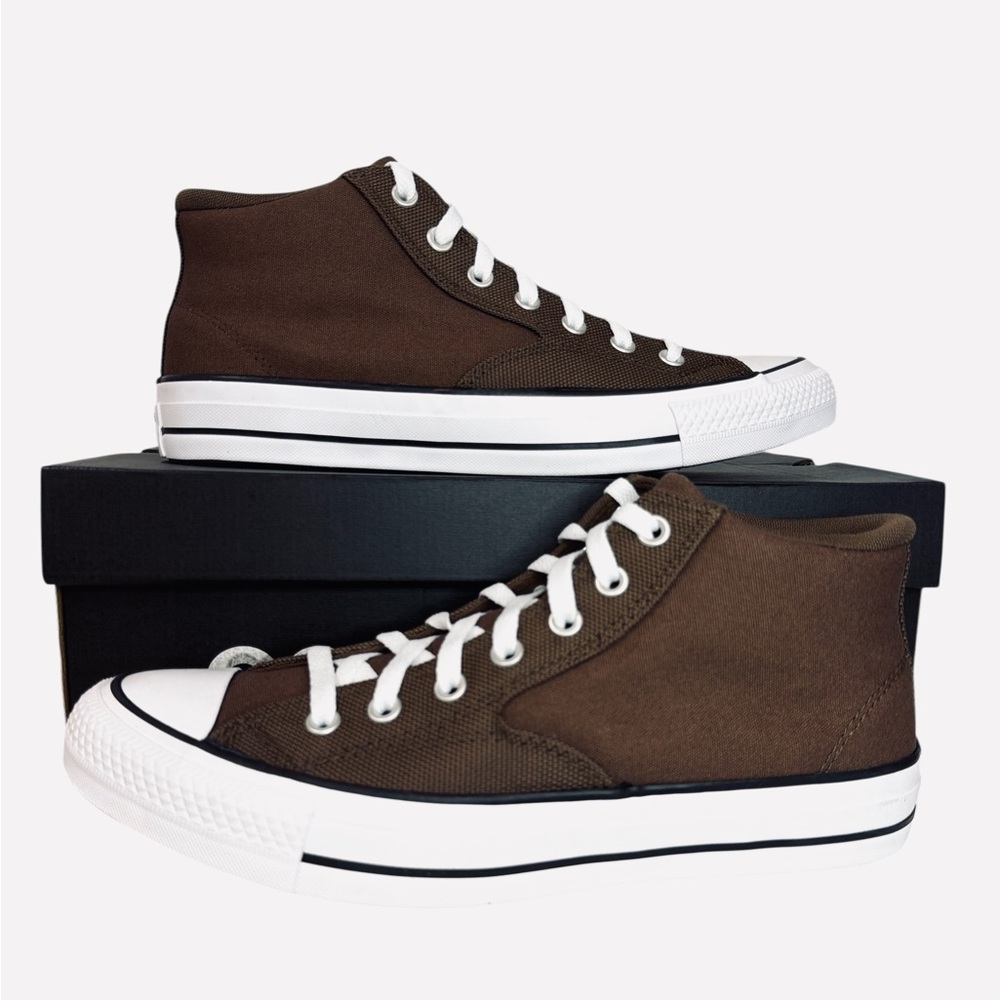 Converse CTAS High Top Shoes Sneaker Brown Canvas A13212F Mens Size 11.5